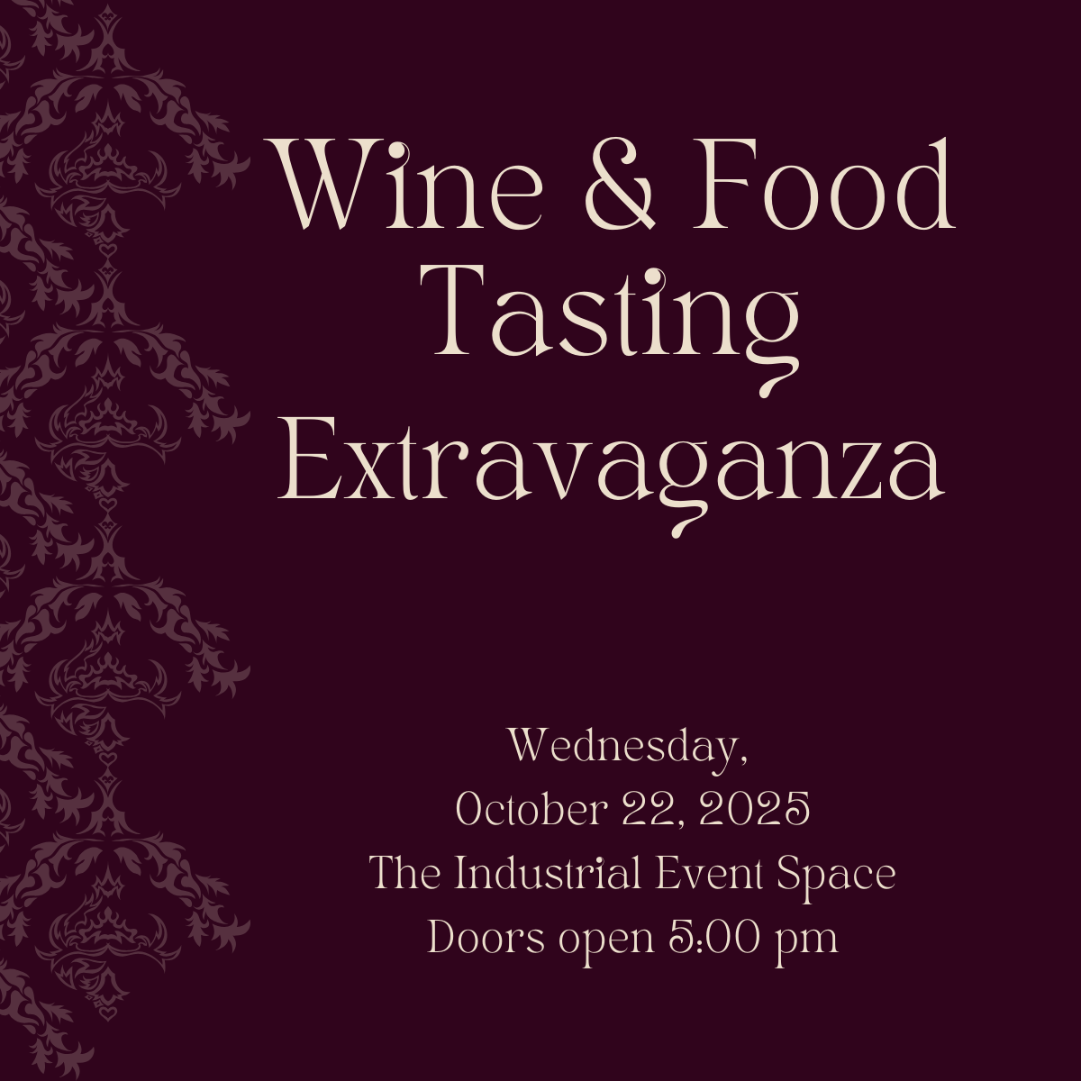 2025 Wine and Food Tasting